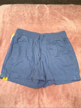 Orvis Slate Blue Elastic Waist Shorts